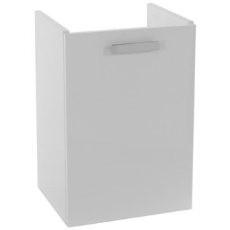 Vanity Cabinet 15 Inch Wall Mount Glossy White Bathroom Vanity Cabinet ACF L423BW